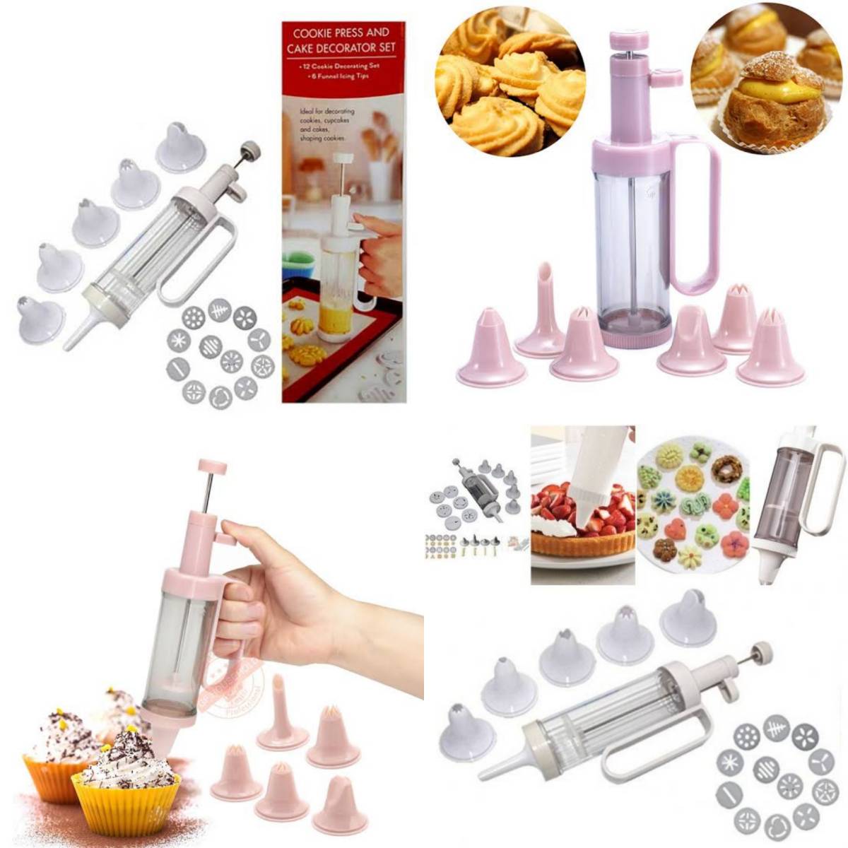 Cookie Biscuit Making Maker Pump Press Machine Cake Decorator Tool Cookie And Biscuit Press Pump